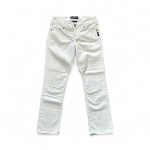 Silver Jeans Suki White Capris